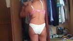 Sexy girl wearing her dress