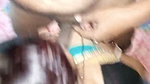 Bengali bhabhi give Blowjob  husband rubing his dick between two boobs