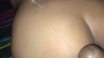 Husband fuck his wife in Doggy position  cum on it