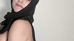 Mumbai Muslim girl showing  using dilo