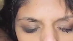 Sexy delhi gf give Blowjob  bf piss on her face