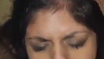 Sexy delhi gf give Blowjob  bf piss on her face