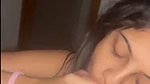 sexy hot girl giving Blowjob  fuck on bed