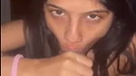 sexy hot girl giving Blowjob  fuck on bed