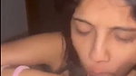 sexy hot girl giving Blowjob  fuck on bed