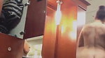Sexy Girl Risky Nude in Locker Room