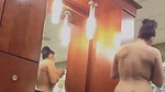 Sexy Girl Risky Nude in Locker Room