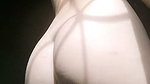 Sexy teen showing her boob and ass