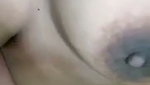 Fleshy boobed Indian fondling MMS