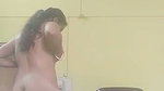 Indian lady showing boobs and pussy mms