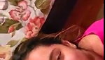 Indian moaning sex with facial mms