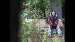 Teen couple quick outdoor fucking