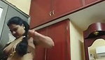 Tamil MILF aunty stayathome dressing video