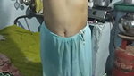 Telugu aunty Reshma strip saree mms