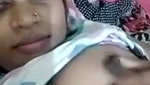 Village girl showing her boobs and fondling for BF