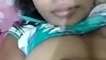 Village girl showing her boobs and fondling for BF