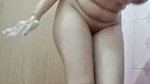 nude girl bath