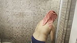 after bath dress wearing 2
