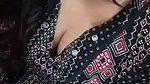 Hot Babe Pressing Boobs on Tango Live ~ with Partial Face