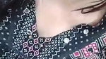 Hot Babe Pressing Boobs on Tango Live ~ with Partial Face