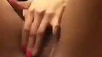 rubbing pussy