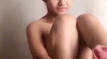 Beautiful cute girl showing her hot figure