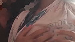 Playing with sexy girls tits