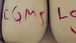 boob writing