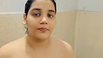 nude cute girl bath