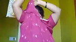Aunty show her huge big boobs  pussy
