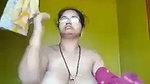 Aunty show her huge big boobs  pussy