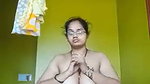 Aunty show her huge big boobs  pussy