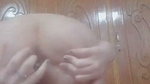 Delhi girl showing her asshole  putting dilo inside her ass
