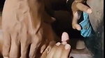 Girlfriend give Blowjob  fuck in Doggy style in bathroom