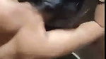 Girlfriend give Blowjob  fuck in Doggy style in bathroom