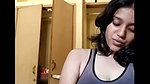 Hot girl using black dilo  Masturbating