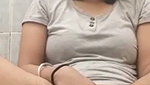 Sexy girl rubing her pussy  Fingering on vc