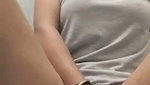 Sexy girl rubing her pussy  Fingering on vc