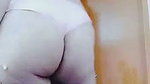 Sexy girl showing her hot figure  shaking her ass