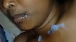 Tamil aunty give Blowjob  cum inside her mouth