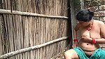 Village bhabhi taking bath  give Blowjob to devar