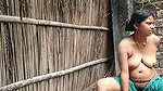 Village bhabhi taking bath  give Blowjob to devar