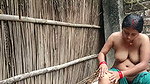Village bhabhi taking bath  give Blowjob to devar