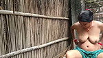 Village bhabhi taking bath  give Blowjob to devar