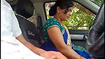 Aunty give Blowjob inside the car