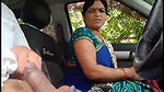 Aunty give Blowjob inside the car