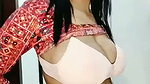 Beautiful bhabhi show her huge Boobs  enjoying