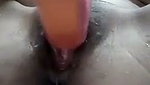 Beautiful girl destroying her pussy