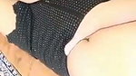 Beautiful girl show her boobs  pressing