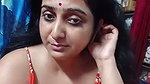 Bengali aunty pressing her nipple  showing